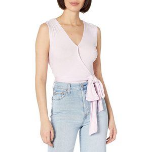 BCBGeneration Pink Ribbed Bodysuit